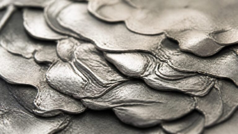 Contemporary matte silver and wood design concept