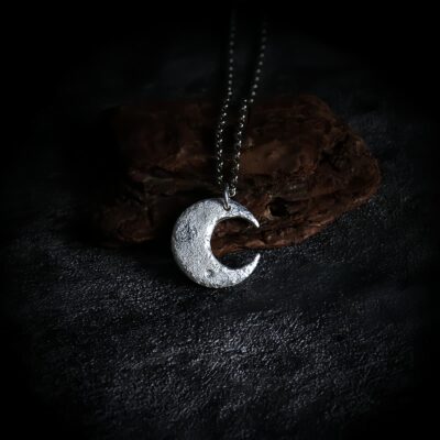 Moon Balance Necklace Pendant in 999 Silver Moon Balance Necklace Pendant in 999 Silver - 7