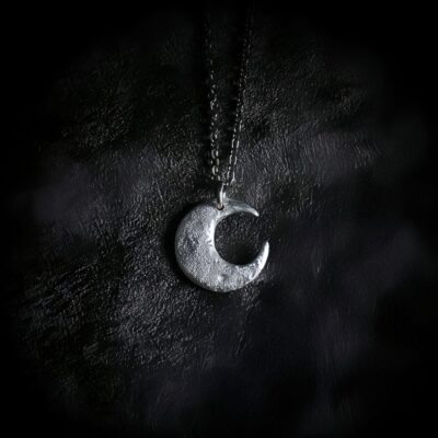 Moon Balance Necklace Pendant in 999 Silver Moon Balance Necklace Pendant in 999 Silver - 3