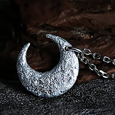 Moon Balance Necklace Pendant in 999 Silver Moon Balance Necklace Pendant in 999 Silver - 4