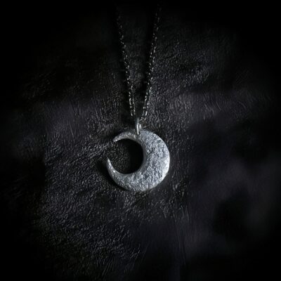 Moon Balance Necklace Pendant in 999 Silver Moon Balance Necklace Pendant in 999 Silver - 2