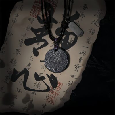 Yin Yang Harmony Necklace Pendant in 999 Silver and 24K Gold - 4
